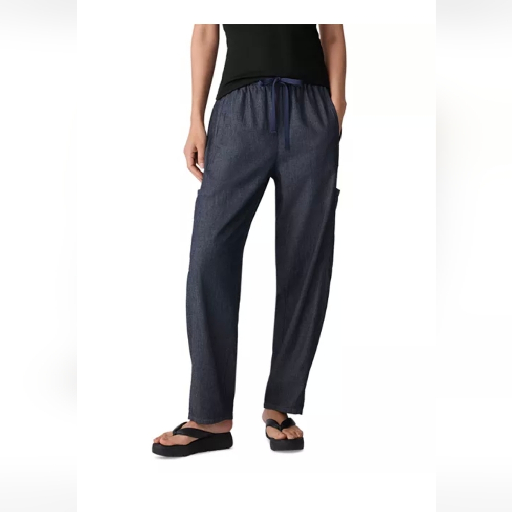 NWT Eileen Fisher Petites Lantern Cargo Pants